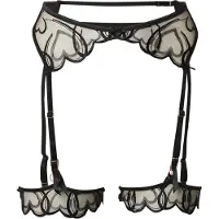 Hunkemoller Jarretel Olivia Zwart Dames | Maat: M