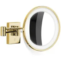DECOR WALTHER Make-up Spiegel BS 40 LED Goud (3x magnification)