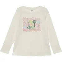 s.Oliver Shirt crème / olijfgroen / rosa