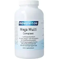Nova vitae Mega multi compleet 200 tabletten