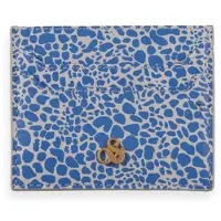 Scotch & Soda Leren Kaarthouder Leather Cardholder Combo X Blauw Wit