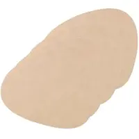 Lind DNA Placemat Curve L Nupo Sand (Set van 4)-37 x 44 cm