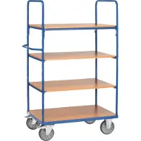 Fetra lage etagewagen met 4 etages met laadvlak van 1200 x 800 mm