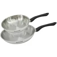 Fackelmann Set 2 pannen 24 en 28 cm roestvrij staal Geneva