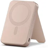 Satechi On-the-Go MagSafe Powerbank 10000 MAh Met Stand Roze