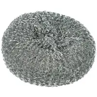 Starpak 3x 10 Pannensponsen rond Ø 13 cm · 45 cm zilver krassen