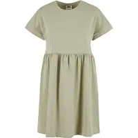 Urban Classics - Organic Empire Valance Tee Korte jurk - S - Groen