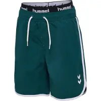 Hummel Zwembroek petrol / zwart / wit