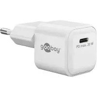 Goobay nano USB lader | USB-C PD | GaN | 20W | wit
