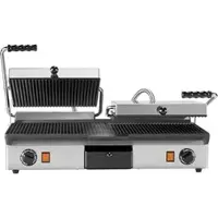 Milan Toast - Dubbele, gladde gietijzeren grillplaat, 220-240 V, 3,5 kW