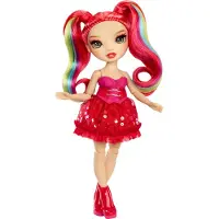 Rainbow High Be Dazzling-modepoppen - Vivienne Rouge (rood) met bedazzle-tool en glinsterende strass-steentjes