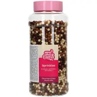 Funcakes Chocolate Crispy Pearls Mix - 500 g - Chocolade Decoraties