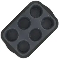 Zenker Muffinvorm 6 holtes 28 x 18 cm Siliconen glasvezel