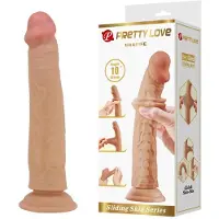 Pretty Love - Sharife - Sliding Skin Realistische Dildo 25,4cm - Nude