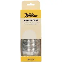 Wilton Muffin Cups - Zilver - Set/50 - Bakvorm voor Muffins en Cupcakes