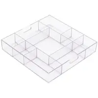 Guidecraft stapelbare sorteertray - educatief speelgoed - doorzichtig.