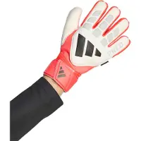 Adidas Predator Match Fingersave Keepershandschoenen Wit Rood Zwart