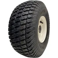 Parnells 15x6.00-6 grasmaaierwiel Wanda 4-laags P332-band gemonteerd op velg met 20 mm lagers