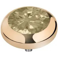 Melano Vivid Season CZ steentje Honey | Goud