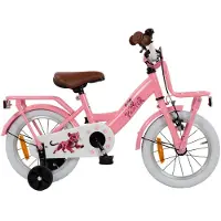 2Cycle Panter 14 inch kinderfiets (3 tot 5 jaar) voor meisjes roze