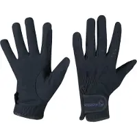 Horka - Paardrijhandschoenen - Blauw - Maat XXS