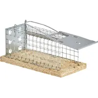 Luna houten muizenval recht 1-kleps 16 cm