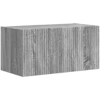 vidaXL TV Wandkast 60 x 31 x 29,5 cm Grijs Sonoma Bewerkt hout