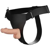 Baile HARNESS COLLECTION | Ultra Passionate Harness + 19.4 Cm - Flesh Dildo