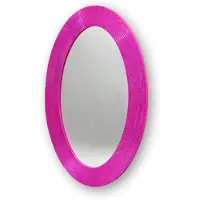 House Vitamin Mirror oval disco pink 60x1x40cm