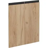 Vicco R-Line Keukenfront – 59.2 x 71.3 cm meubelfront voor de onderkast Krachtige eik goud