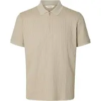 Selected Shirt 'SLHFave' beige