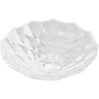 Mexen Inga glazen opbouw waskom 44 x 44 cm, transparant - 24074400