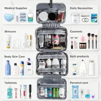 Karma Opvouwbare Cosmetische Reisorganizer met Draaibaar Ophangsysteem
