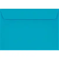 Netuno Gladde blauwe enveloppen C6 - 114 x 162 mm - A6 - 25 stuks - HK zelfklevend met plakstrip - 120 gram - Design -