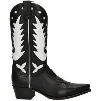 Sendra leren cowboylaarzen zwart/wit female | Maat: 42