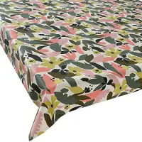 Bink Bedding Tafelkleed - Tafelzeil Soft Jungle - Acryl gecoat Katoen 150 x 145 cm - afneembaar - wasbaar - feest - feestdecoratie - kinderfeestje - verjaardag - buiten eten