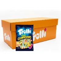 Trolli Zure Gloeiwormen – 18 x 200 g
