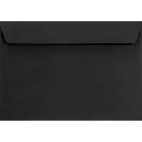 Netuno Gladde zwarte enveloppen A5 - 162 x 229 mm - C5 - 20 stuks - HK zelfklevend met plakstrip - 120 gram - Design -