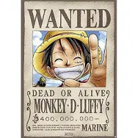 One Piece Poster Wanted Monkey D. Luffy - Maxi Poster - 68x98cm