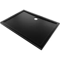 Mexen Flow rechthoekige douchebak slim 130 x 85 , zwarte mat - 46R708513
