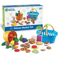 Learning Resources New Sprouts Deluxe Markt Set - Speelgoedeten - 3+