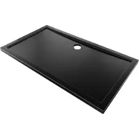 Mexen Flow rechthoekige douchebak slim 160 x 70 , zwarte mat - 46R707016
