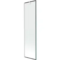 Mexen Next 1-delige badwand 50 x 150 , zwart frame, wit - 895-050-000-00-70-20