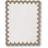 House Vitamin Mirror wavey taupe mdf 24x33x1.5cm