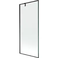 Mexen Next eendelige badwand 80 x 150 , zwart frame, zwart - 895-080-000-00-70-70