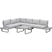 Garden Impressions Diego loungeset 5-delig - taupe - valley sand