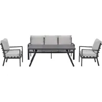 Garden Impressions Senja lounge dining set 4-delig - sandstone