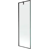 Mexen Next enkelvoudig badscherm 60 x 150 , zwart frame, zwart - 895-060-000-00-70-70