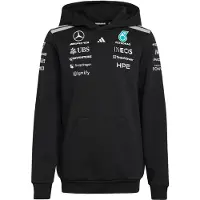 Adidas Sportief sweatshirt 'Mercedes-AMG Petronas Formula 1 Team' aqua / zwart / wit
