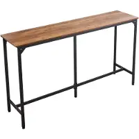 Vevor bartafel met afgeronde randen en uitschuifbaar horizontaal ontwerp